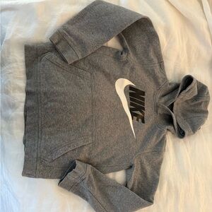 Nike Gray Hoodie with Logo